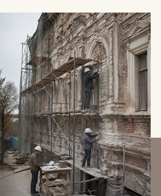 Реставрация объектов культурного наследия под ключ в Глазове